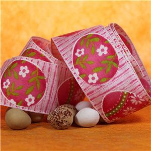 Easter Ribbon - Eggs Pink